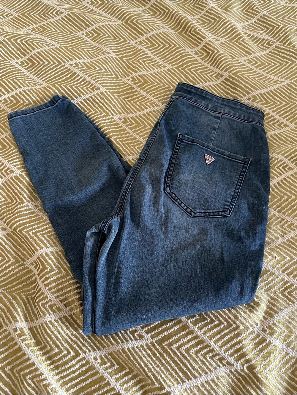 Guess Women's denim Skinny, high waist Jeans with Logo Pocket